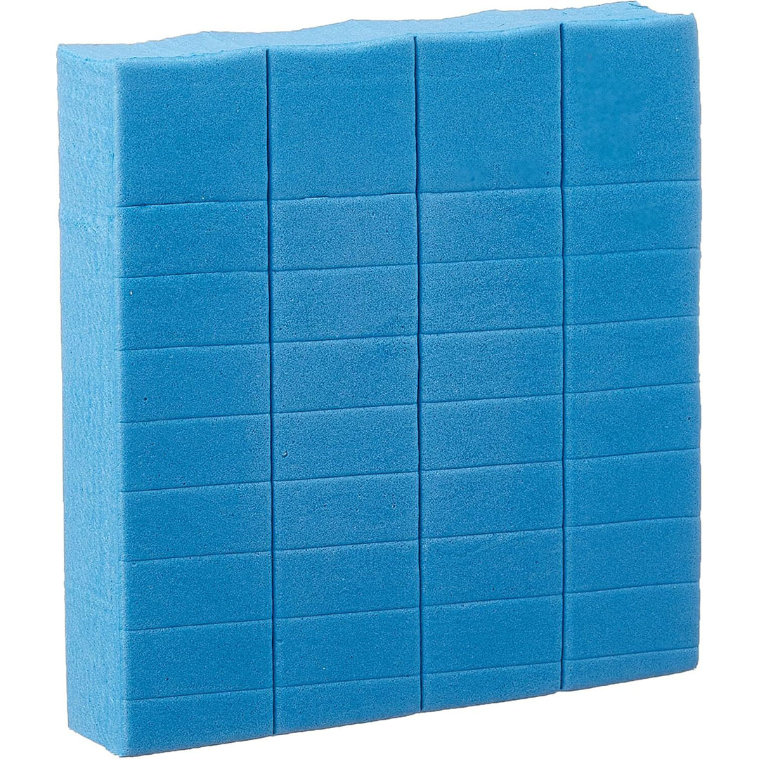 سفنج حامي حواف السيارة - 4 قطع - لبني