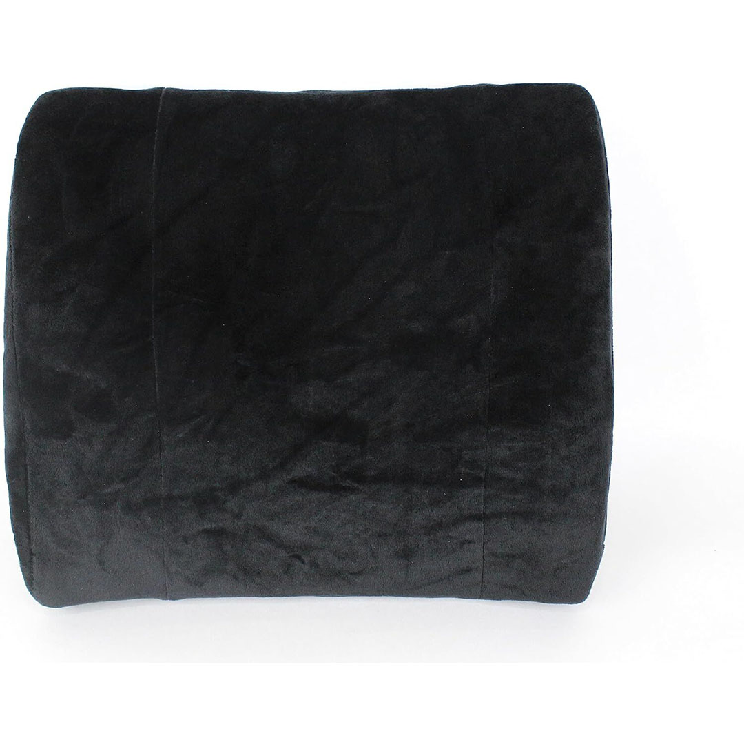 مخدة الظهر من السوفت ميموري للسيارة - أسود