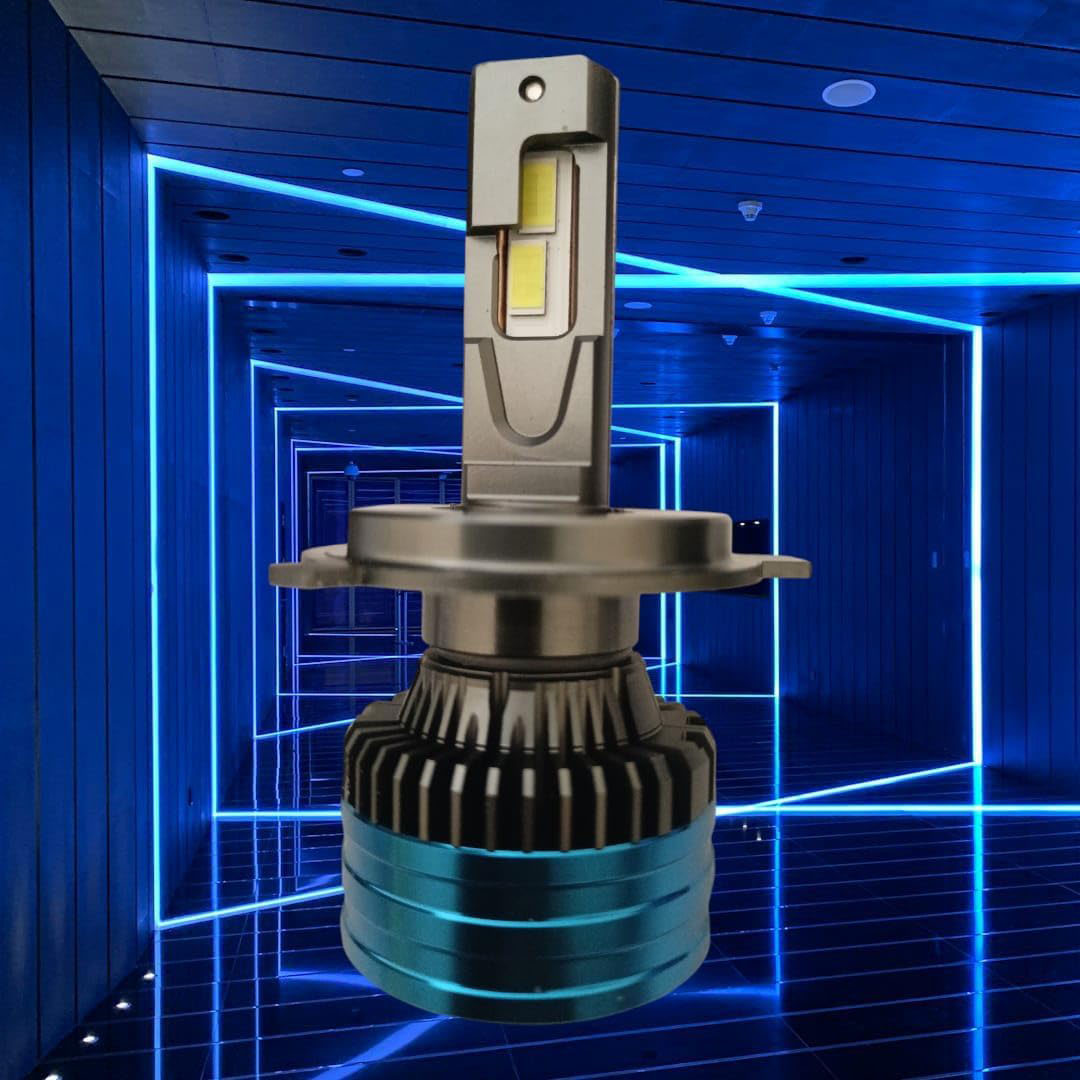 كشاف LED 80W - 6000LM - 6000K - ضد المياه IP68 - H4