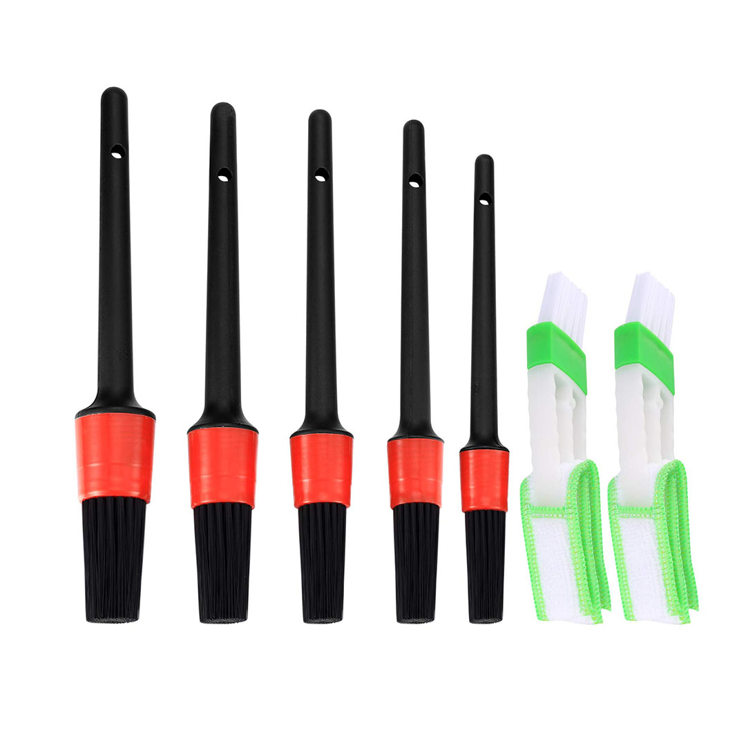 ‎2-Dty-007-074 مجموعة فرش تنظيف السيارة - 5 قطع