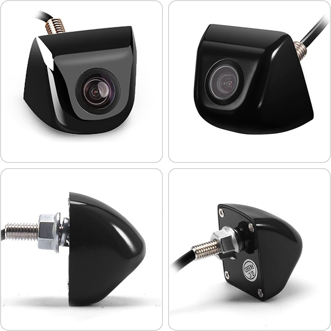 كاميرا للرؤية الخلفية - متعددة الاستخدامات - أسود