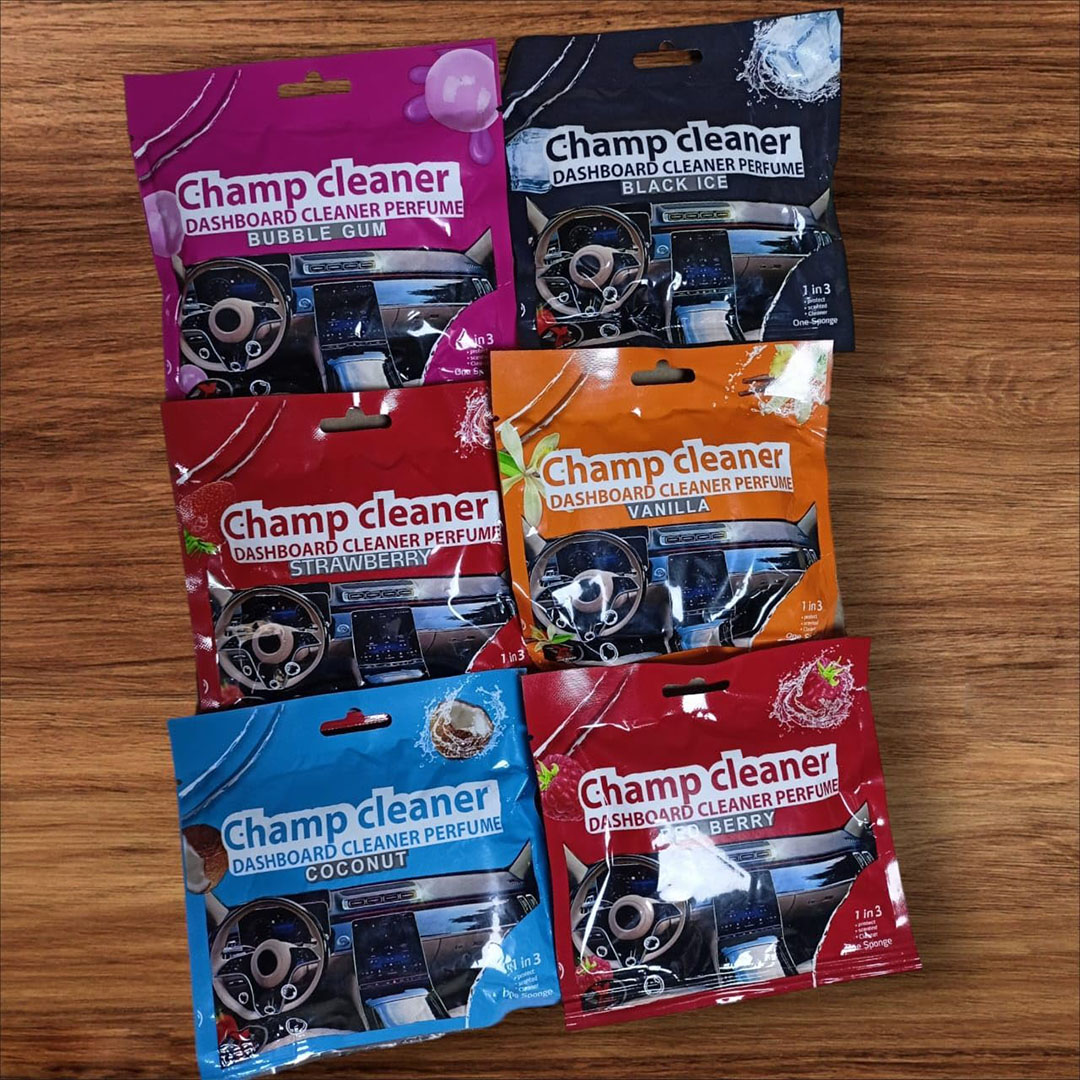 منظف لوحة القيادة كريستال شامب معطر - 6 روائح متنوعة