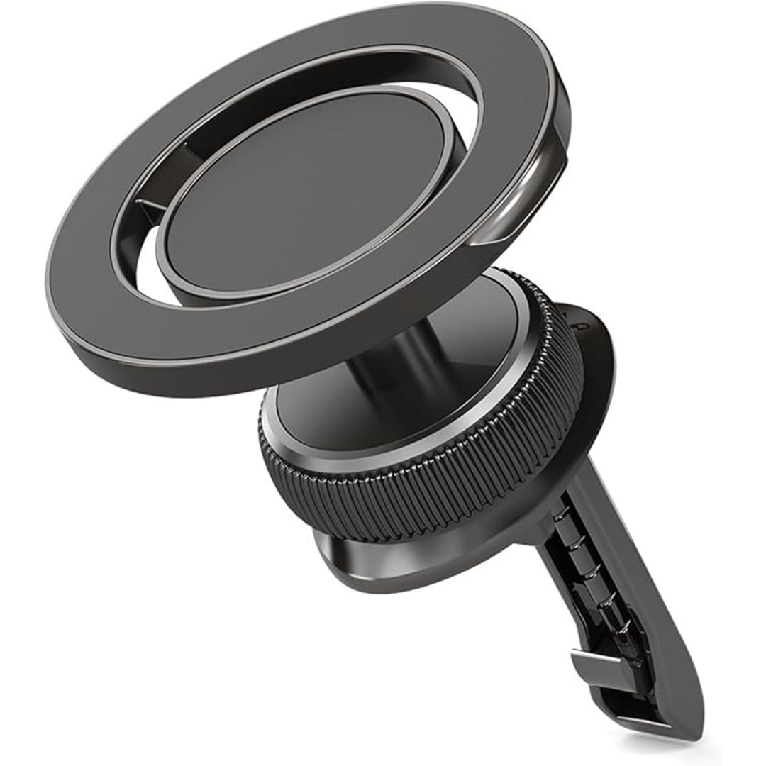 حامل هاتف السيارة المغناطيسي Mag-Safe،- أسود