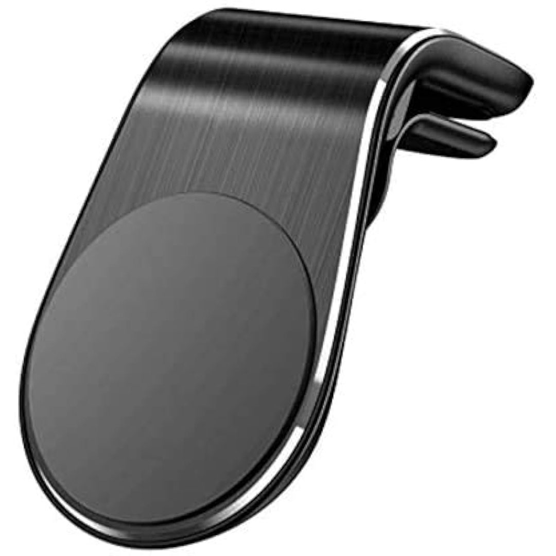 حامل هاتف مغناطيسي - معدن - أسود