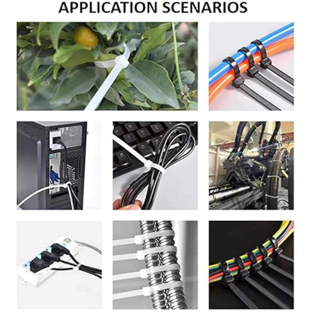 افيز بلاستيك عالي الجودة - 250مم*3.6مم - 100 قطعة