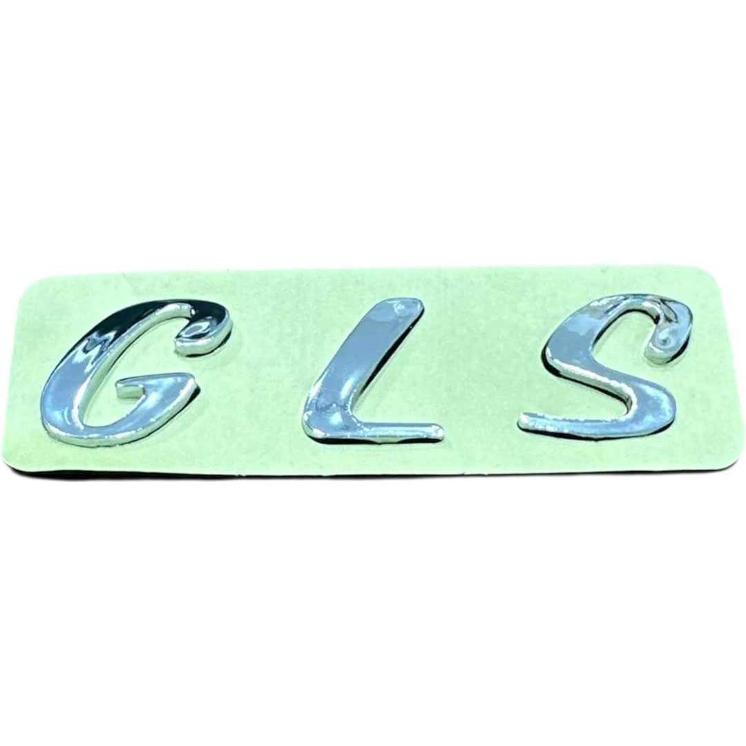 ملصق لوجو GLS 3D – فضي