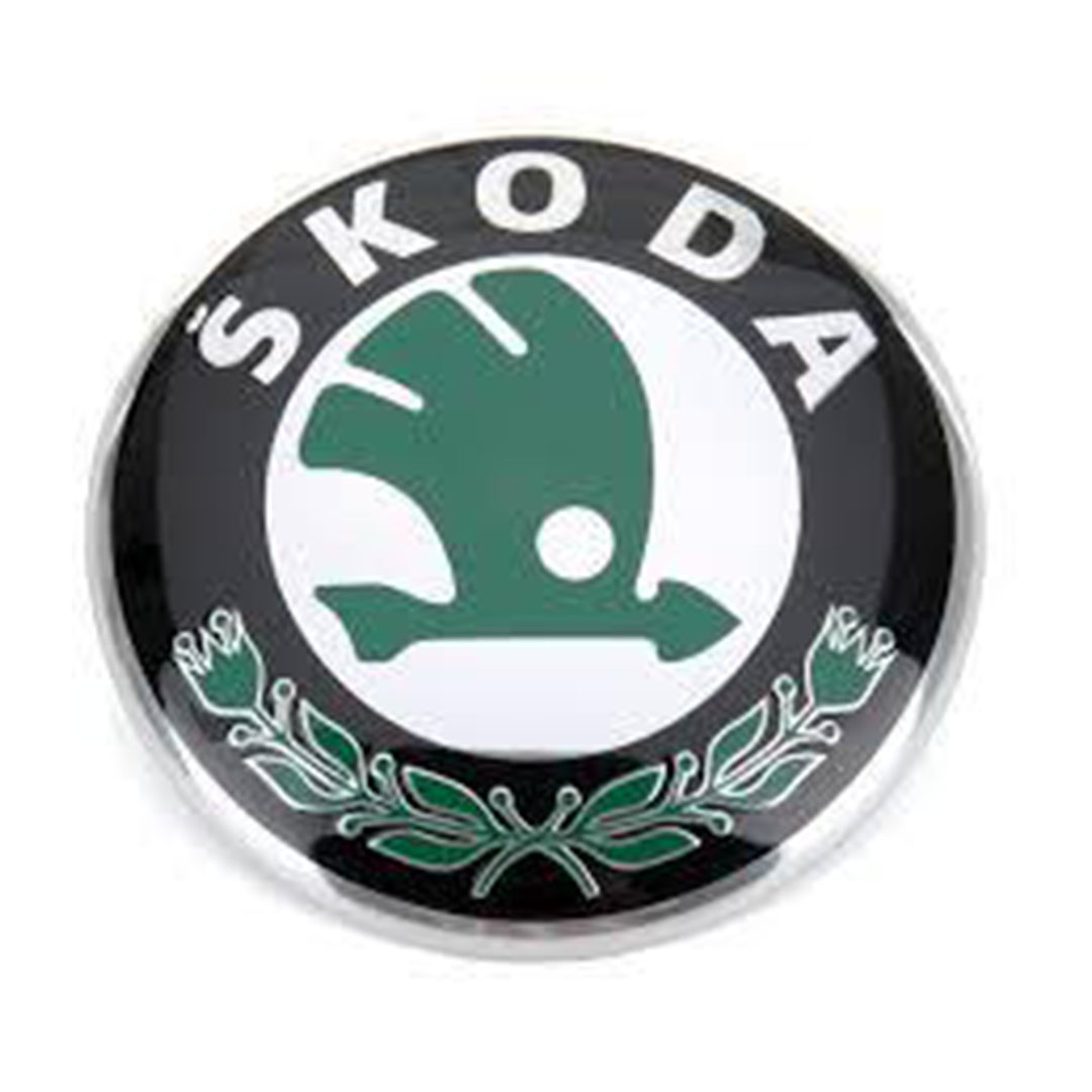 ملصق لوجو سكودا 3D – فضي