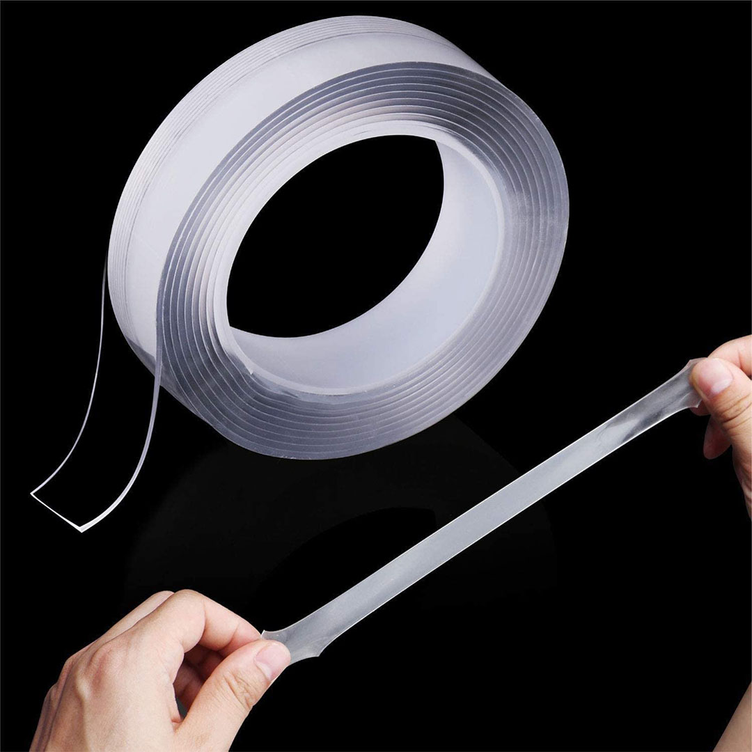 شريط لاصق دبل فيس - 1 سم - 5 متر - شفاف