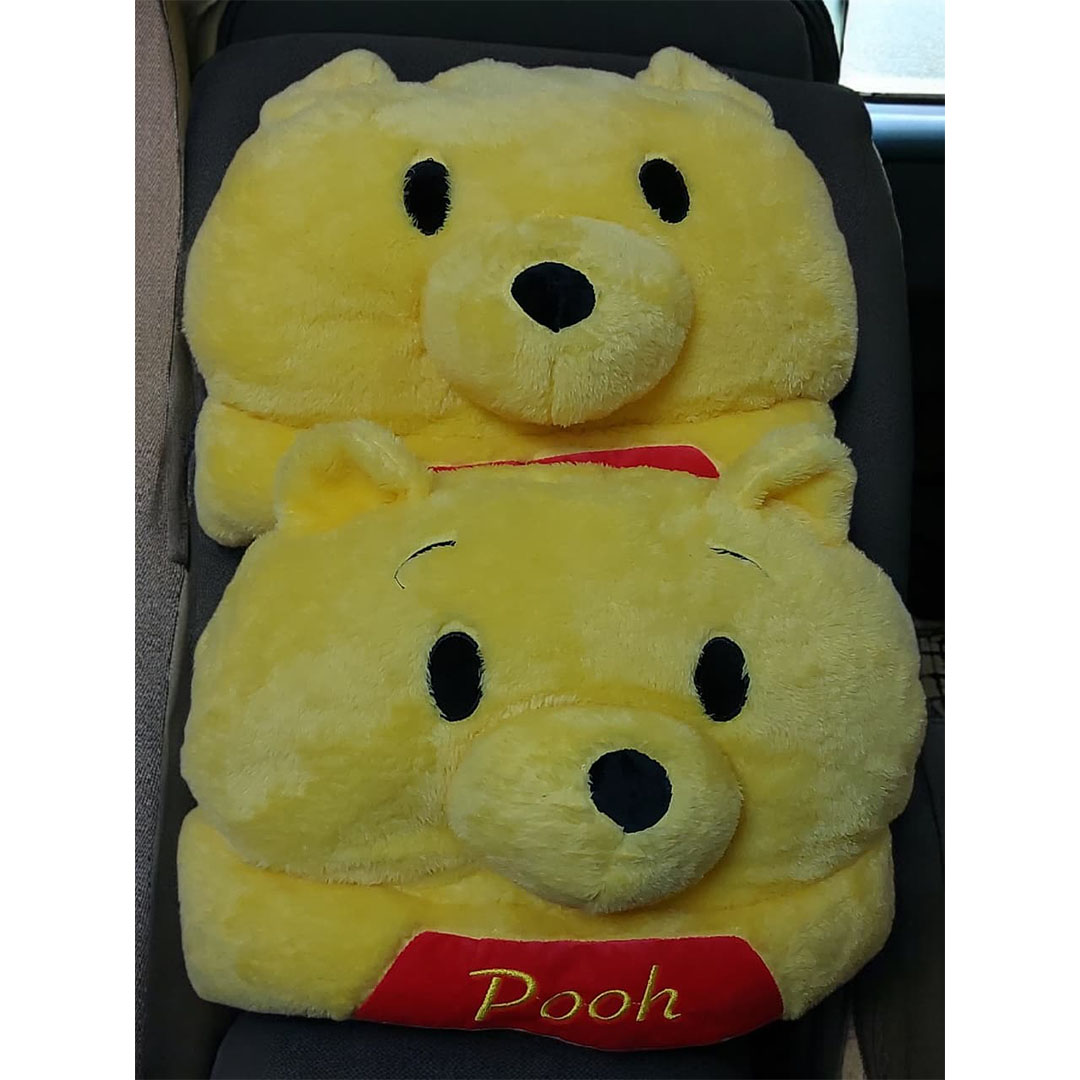 غطاء مسند راس للسيارة - ويني بو - 2 قطعة