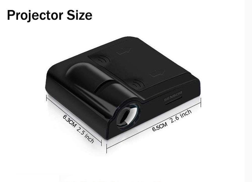 كشاف لوجو باب سياره - 2 قطعة - SKODA