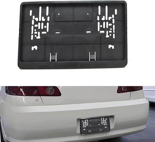 حامل رقم لوحة السيارة - أسود