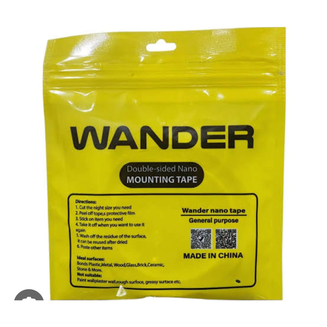 دبل فيس شفاف - 12 ملم*3 متر