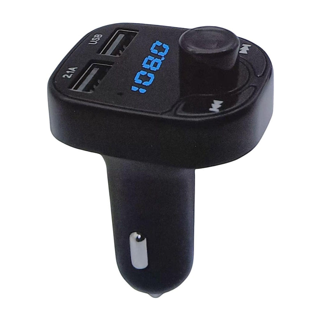 شاحن سيارة ومشغل بلوتوث - أسود