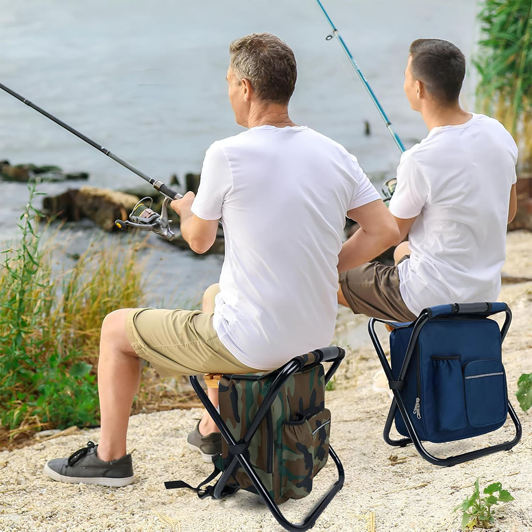 كرسي رحلات مع شنطة مدمجة سهل الحمل