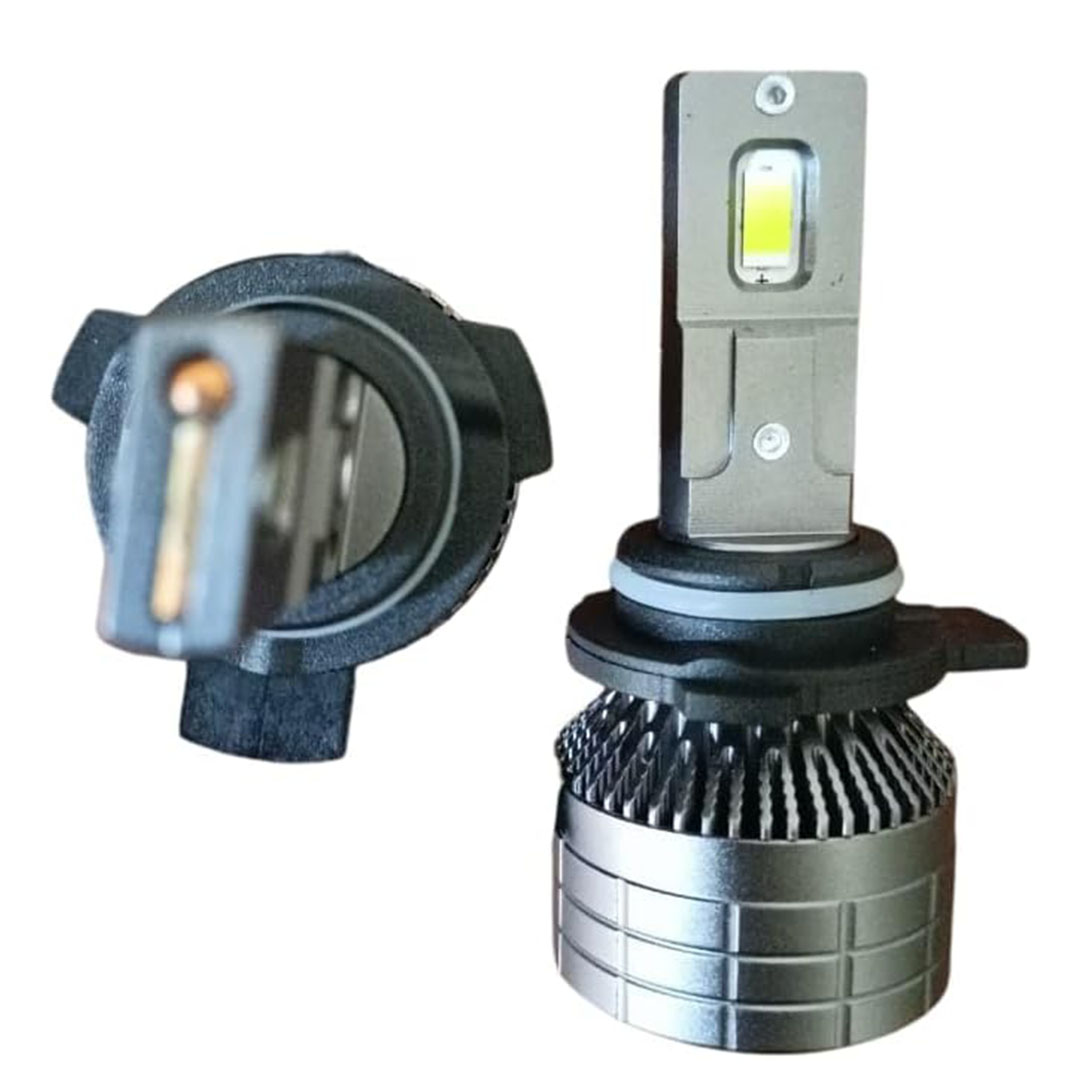 لمبات فانوس أمامية ليد للسيارة T8 برو - 65 وات - 9007