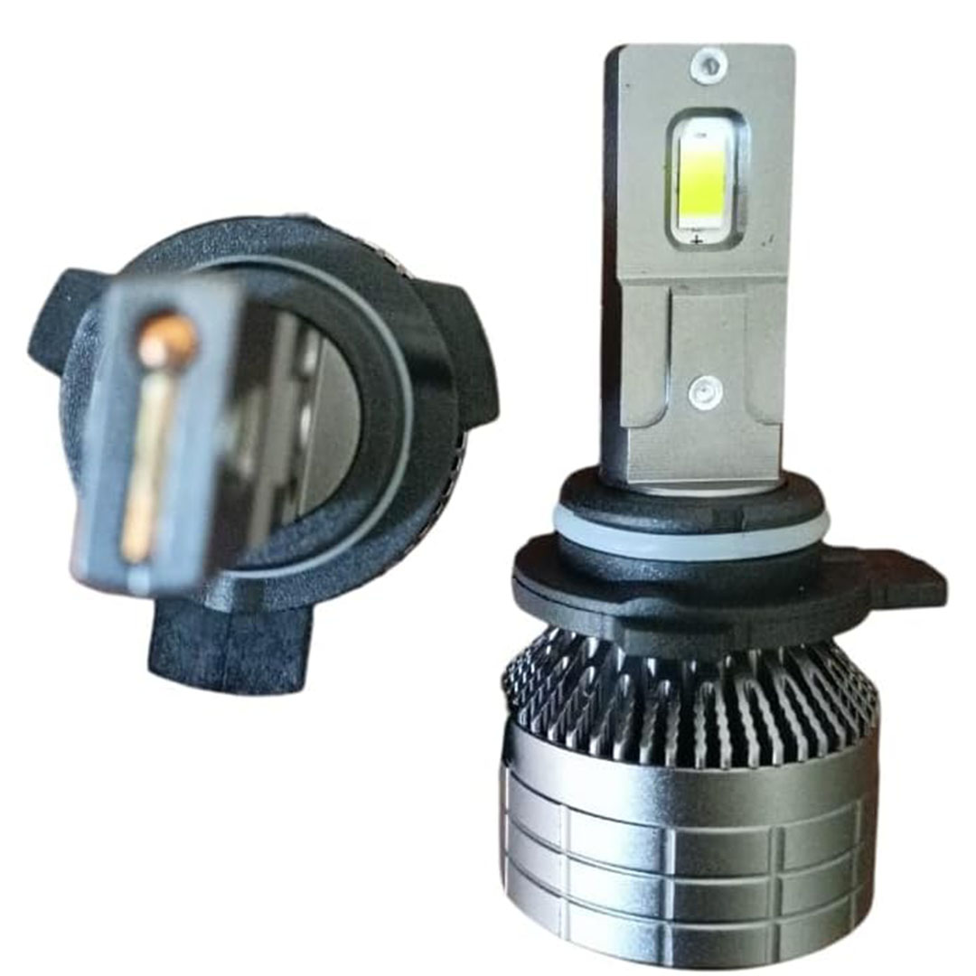 لمبات فانوس أمامية ليد للسيارة T8 برو - 65 وات - 9006