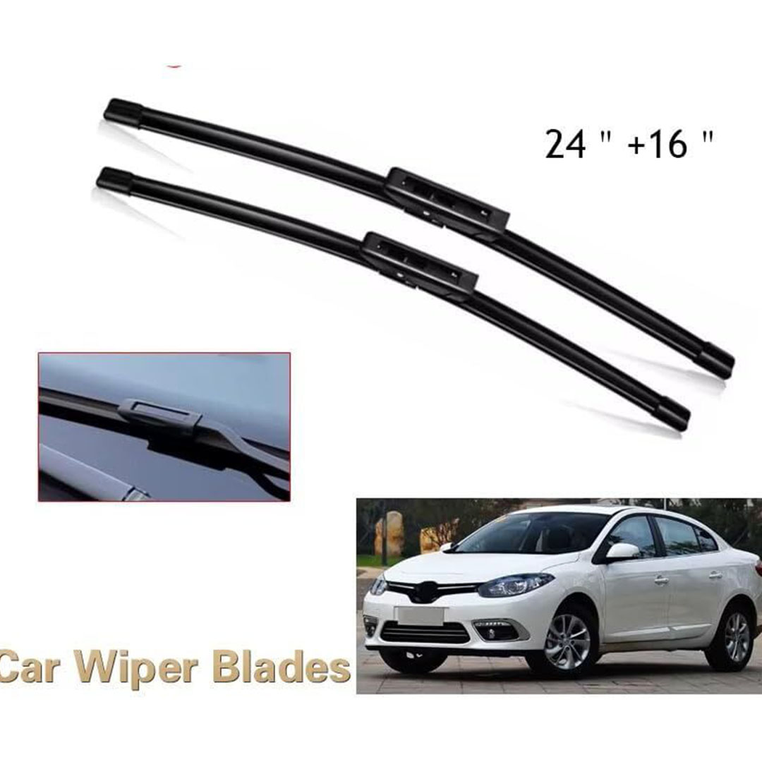 مساحات الزجاج الأمامي - 24/16 بوصة - أسود