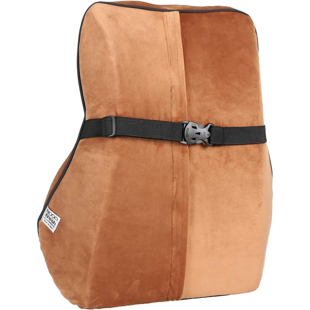 مخدة ظهر من السوفت ميموري للسيارة - بني