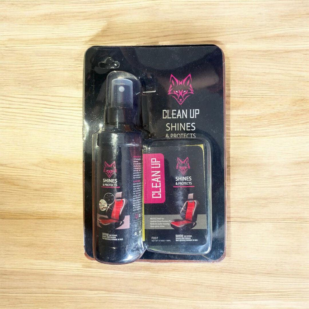 معطر وملمع ومنظف لفرش السيارة - برائحة بلاك ايس