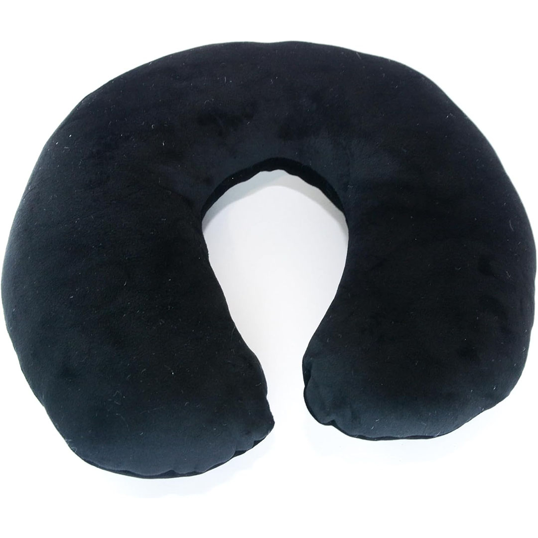 مخده للرقبه من الفوم حجم متوسط - أسود