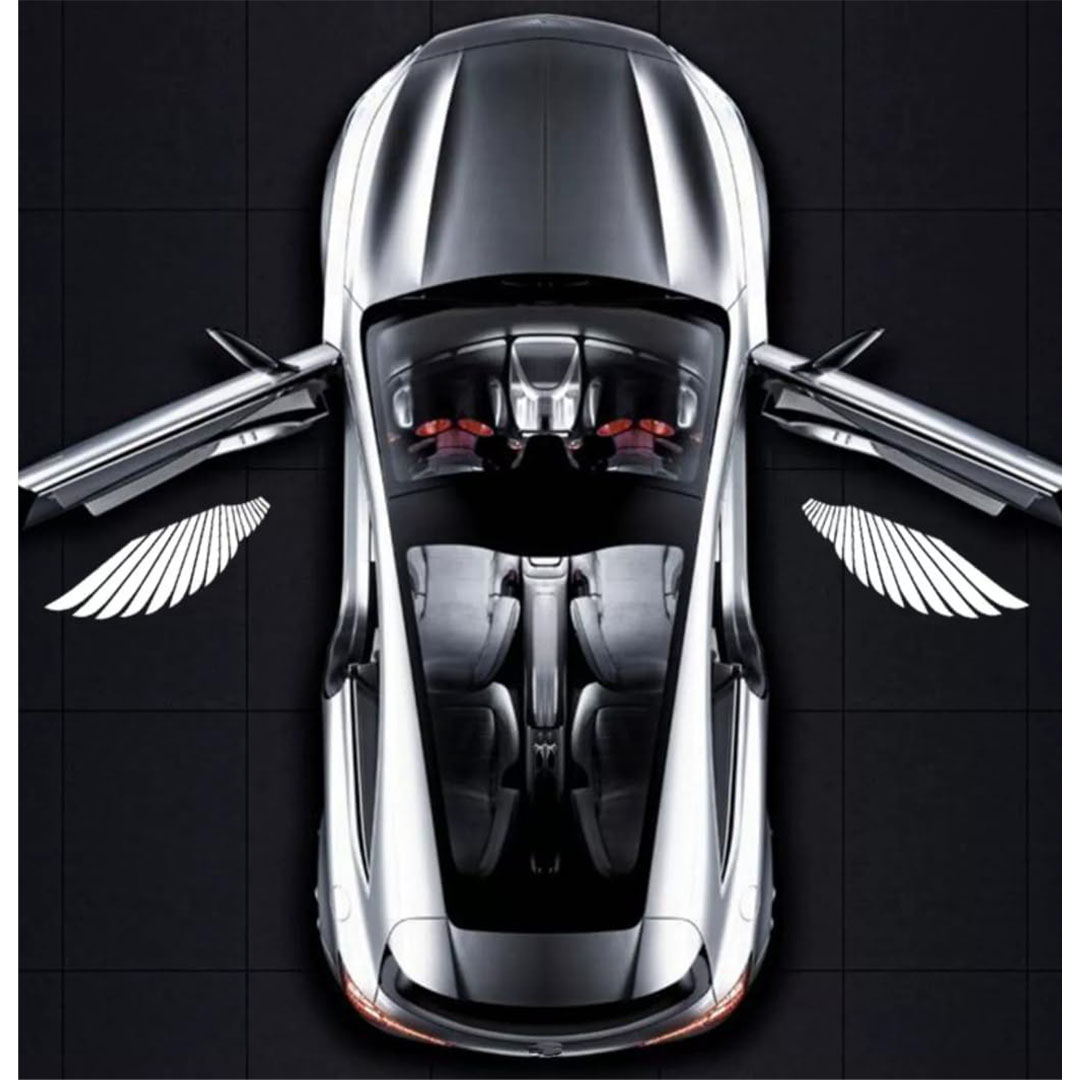 إضاءة LED لباب السيارة - 2 قطعة - أبيض