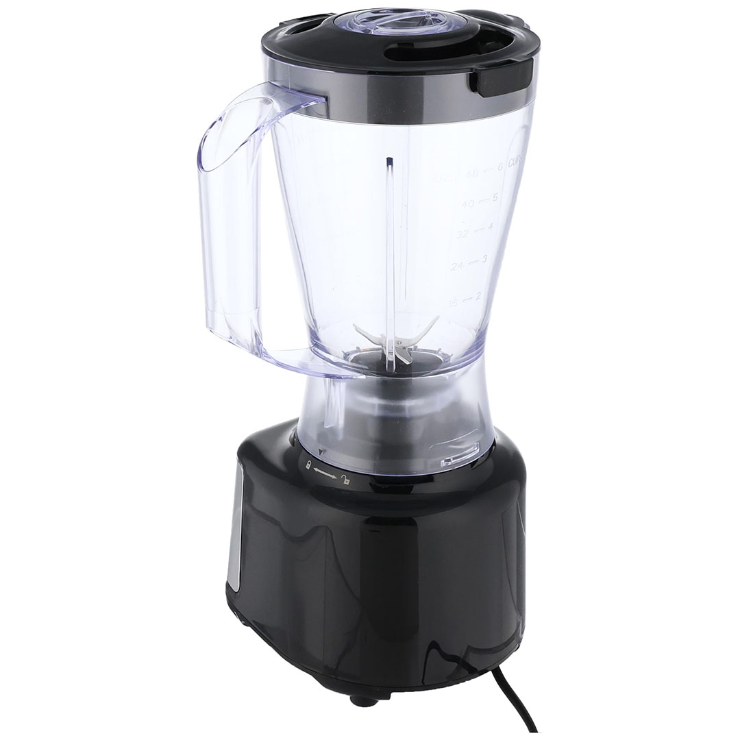 خلاط نيكاي 3*1 - 500 وات - سيلفر - (كابة+مطحنة+خلاط)