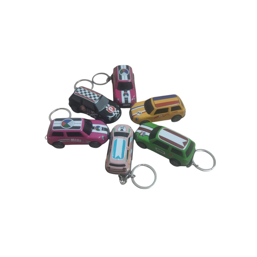 سلسلة مفاتيح سيارة 3D المصغّرة - ألوان متعددة