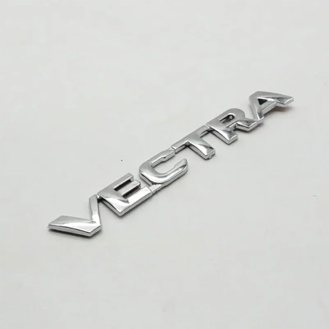 ملصق موديل فيكترا 3D للعربية - فضي