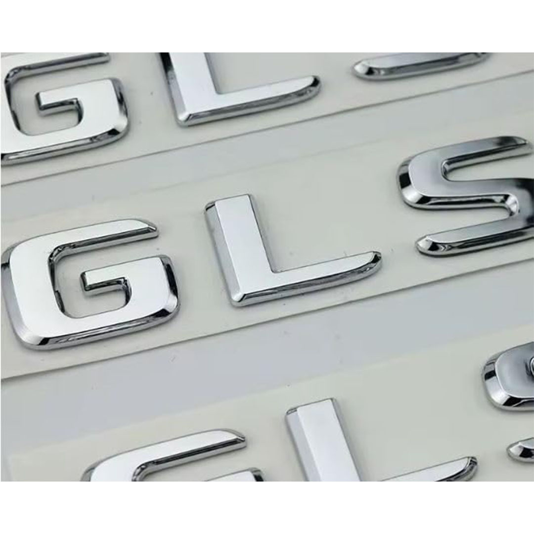 ملصق لوجو GLS 3D – فضي