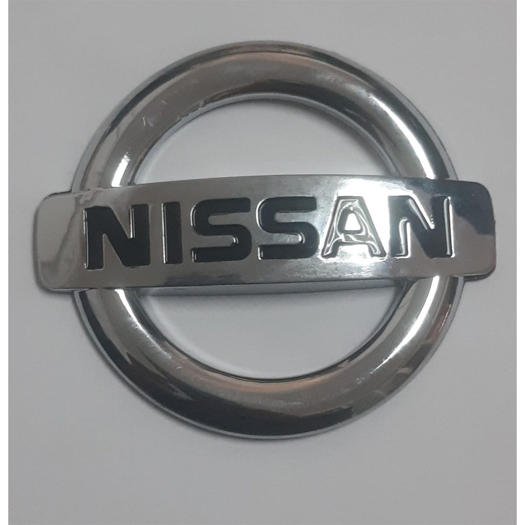 ملصق لوجو نيسان 3D خلفي - فضي
