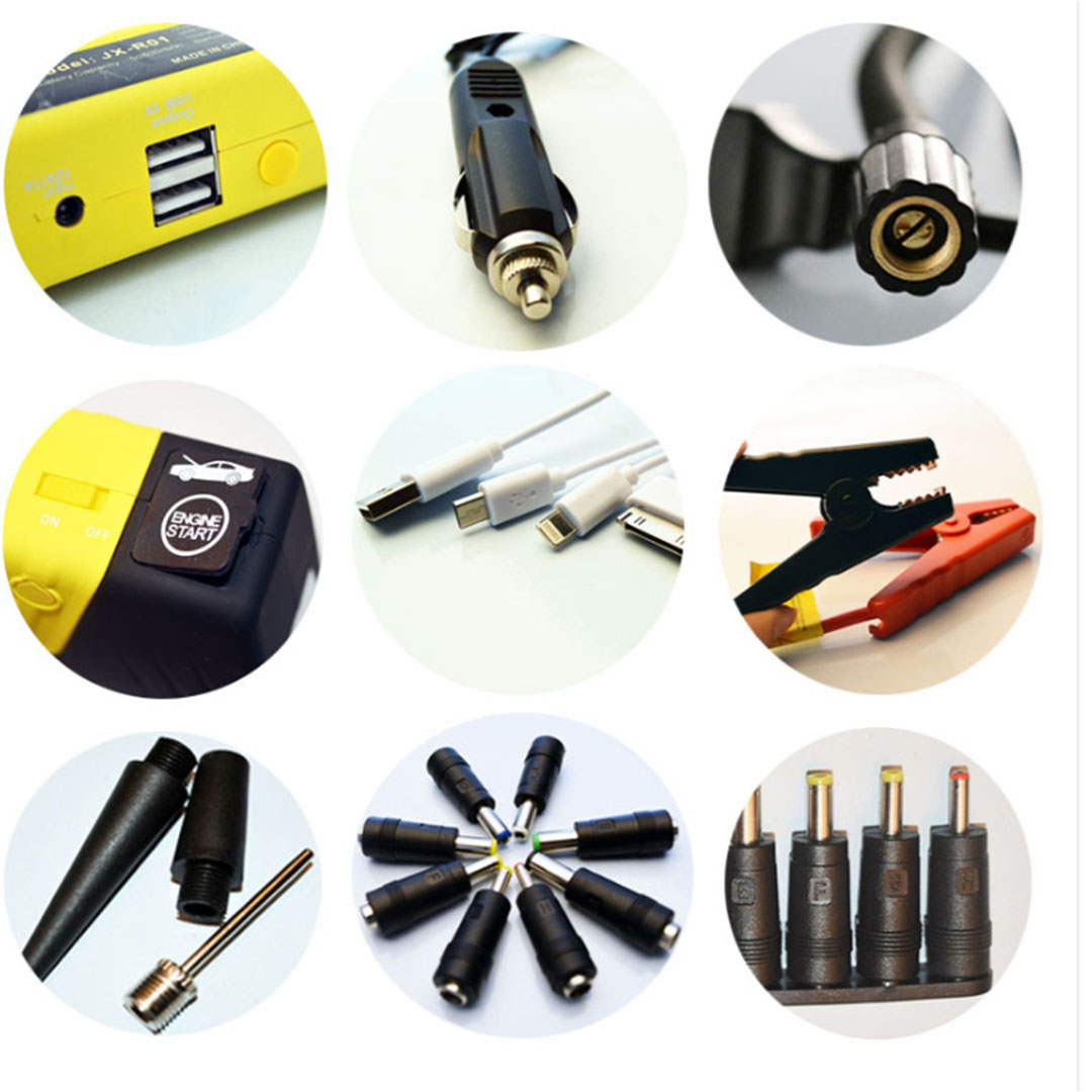 جهاز بدء تشغيل عالي الطاقة مع ضاغط هواء - 50800 مللي أمبير/ساعة