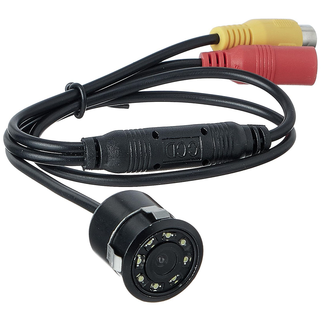 كاميرا الرؤية الخلفية للسيارات - 8 لمبات ليد - أسود