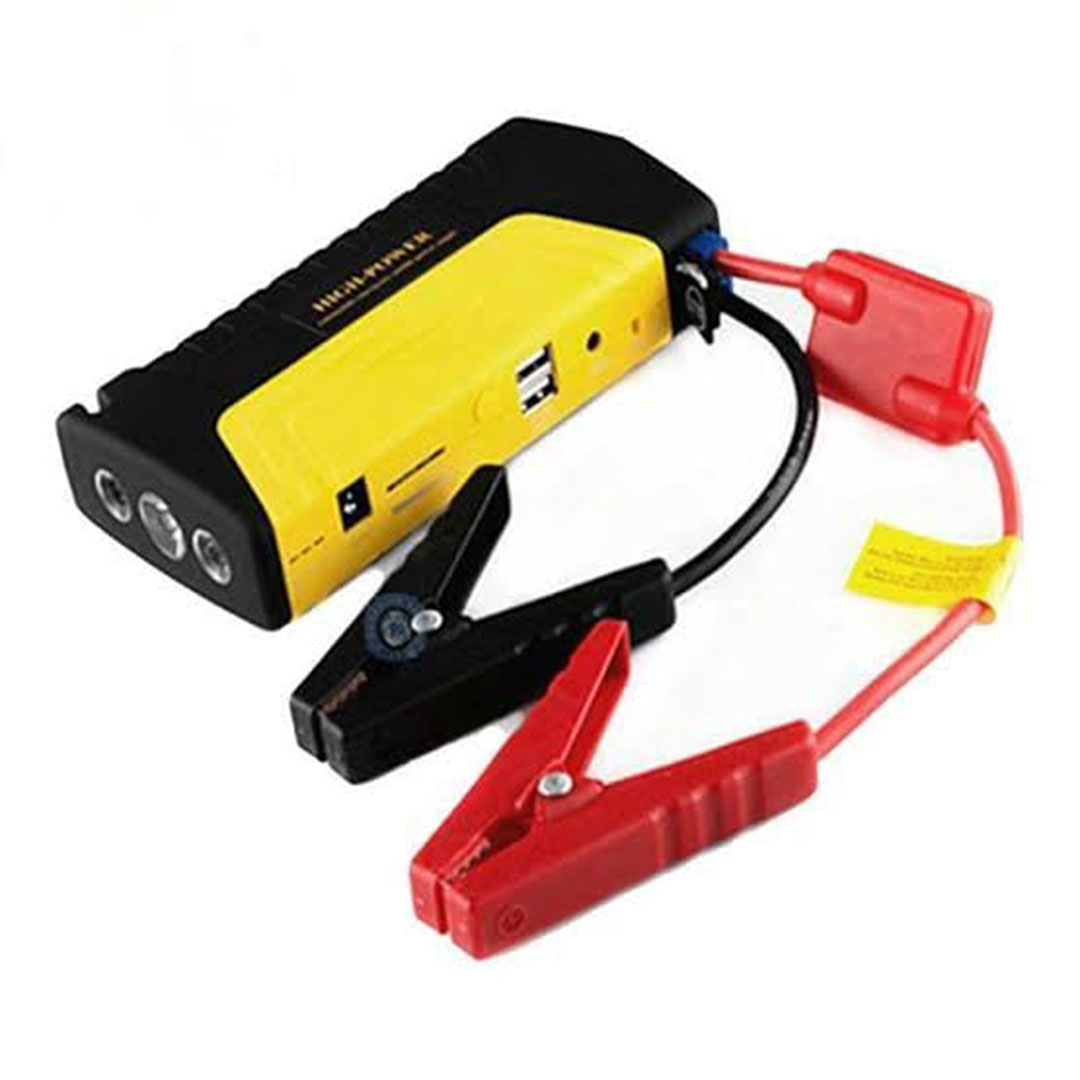 باور بانك وضاغط هواء للسيارة - 99800 مللي امبير - متعدد الالوان