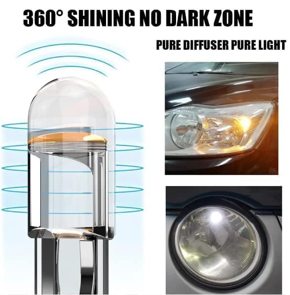 لمبه كريستال لفوانيس السيارة - ازرق