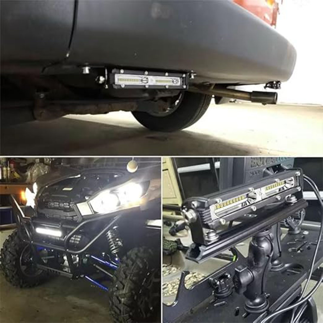 كشاف LED ثنائي اللون ضد الماء بقوة 60 واط بتصميم نحيف