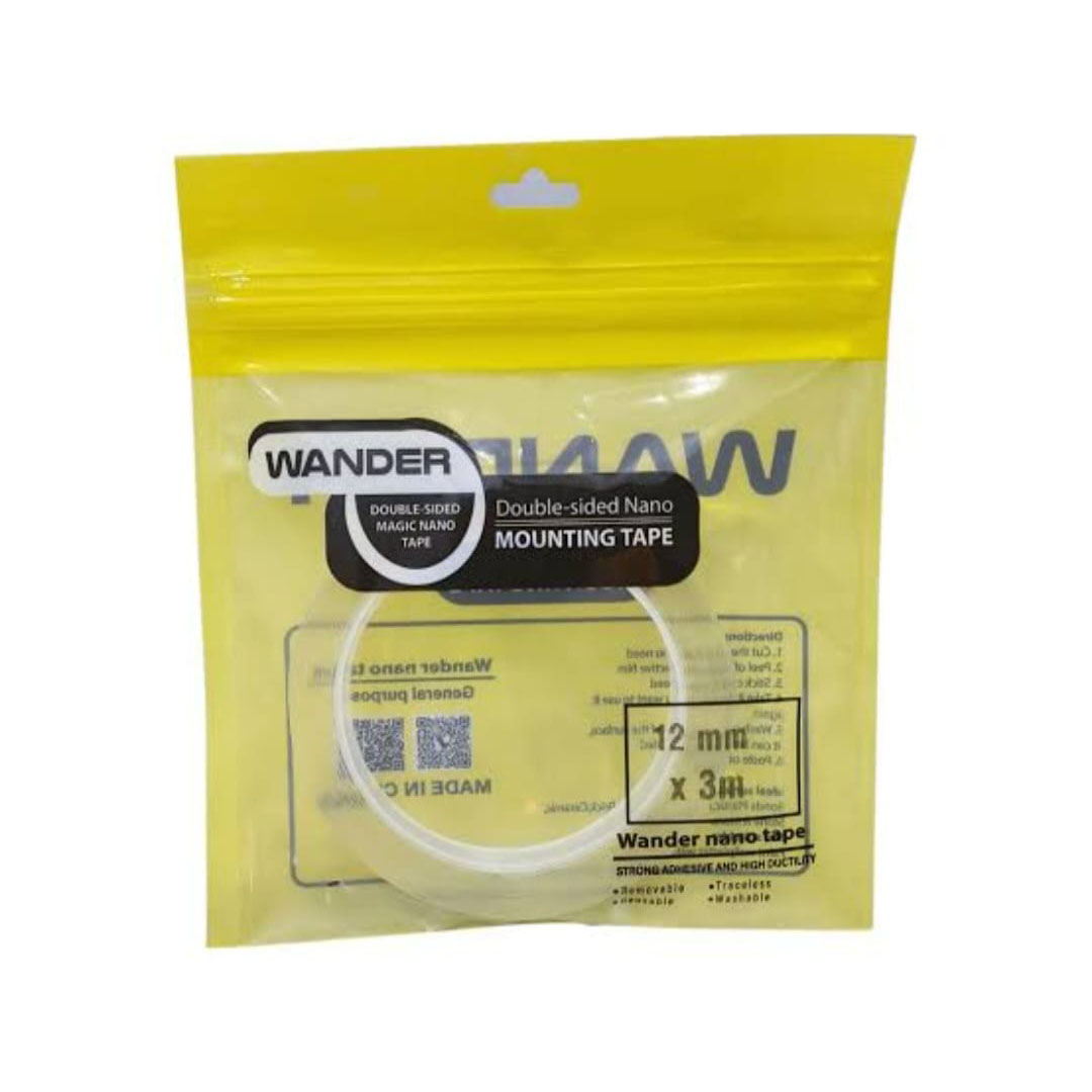 دبل فيس شفاف - 12 ملم*3 متر