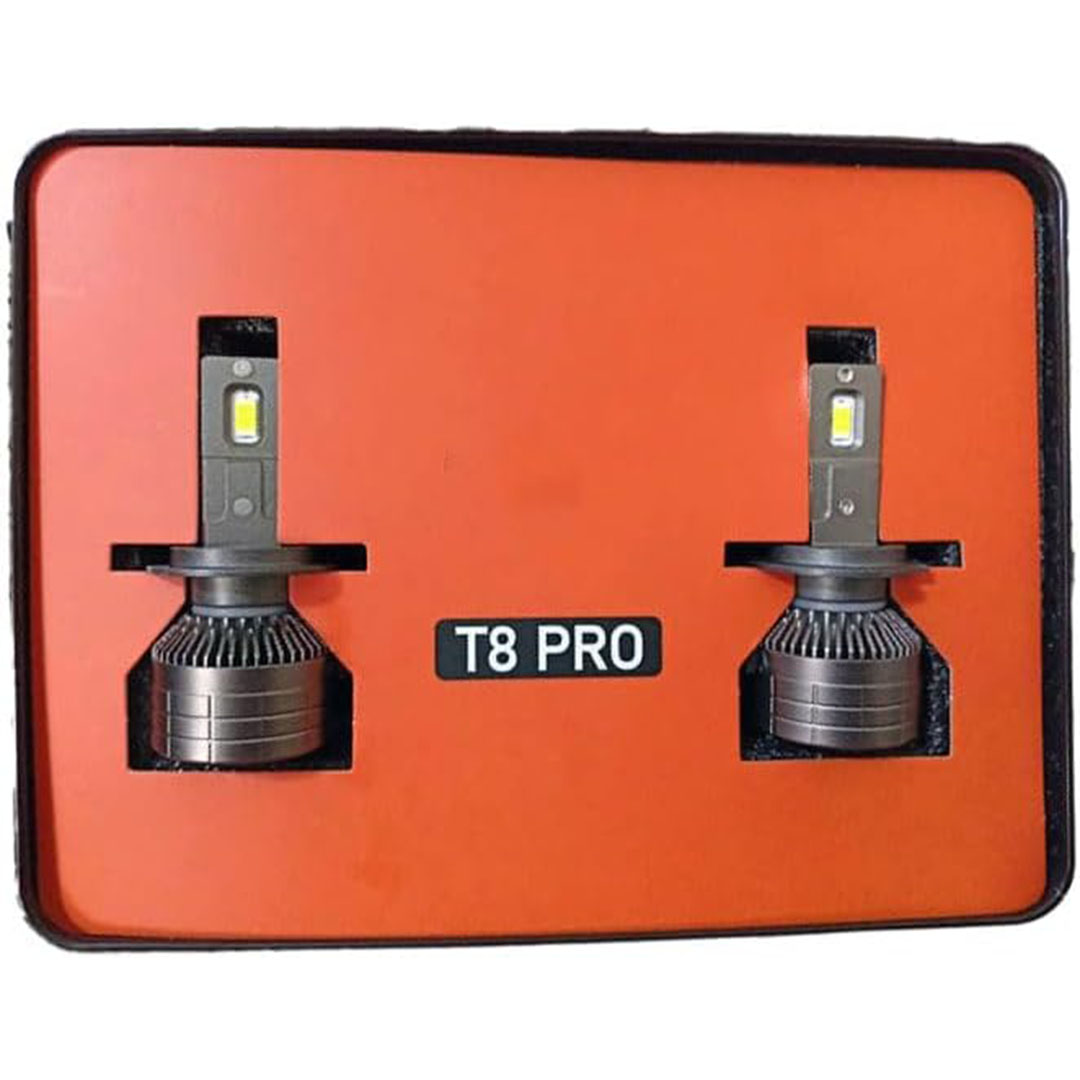 لمبات فانوس أمامية ليد للسيارة T8 برو - 65 وات - 880/881