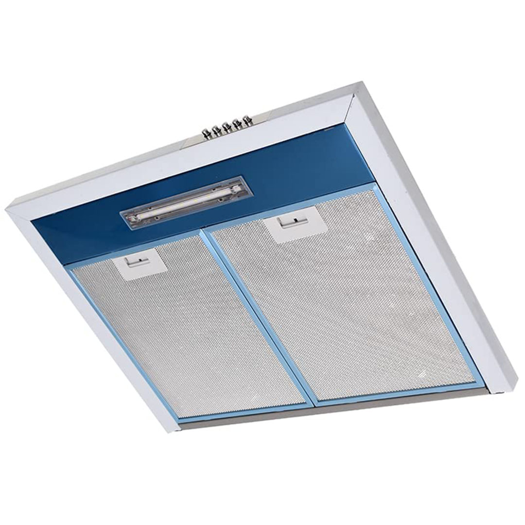 بوتاجاز بفرن كهربائي زجاجي وموقد غاز وشفاط بلت ان كومتيل - استانلس اسيل