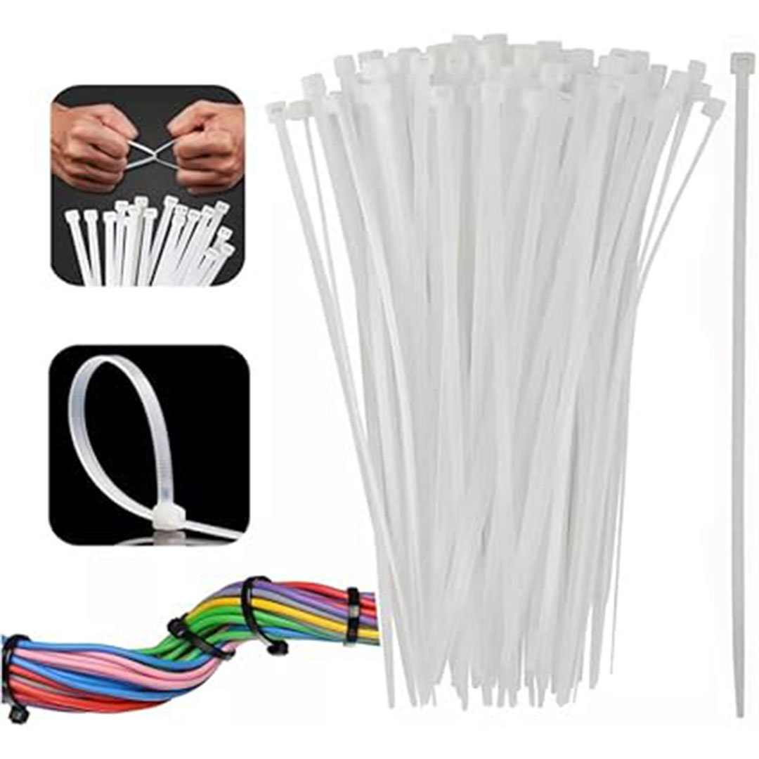 افيز بلاستيك عالي الجودة - 250مم*3.6مم - 100 قطعة