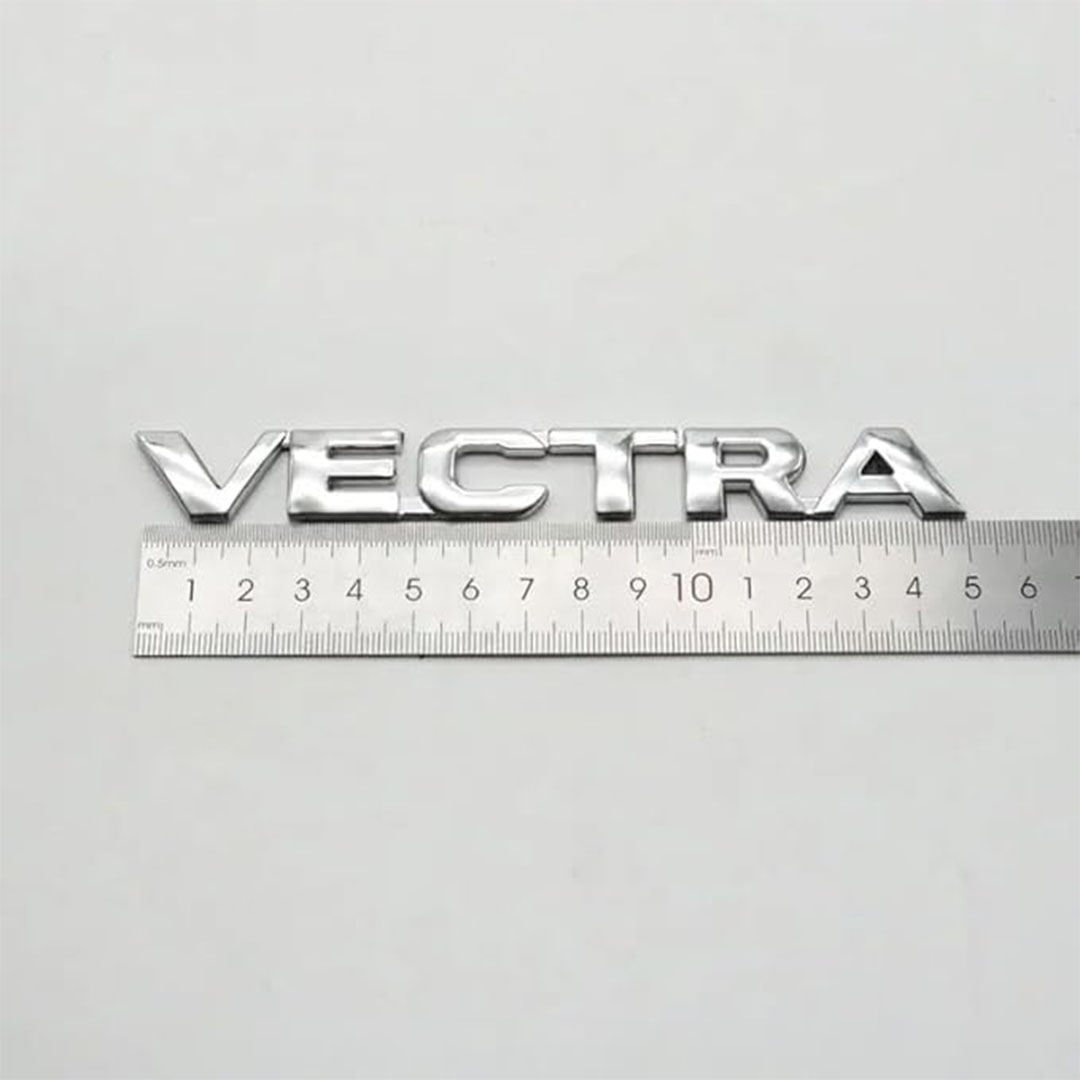 ملصق موديل فيكترا 3D للعربية - فضي