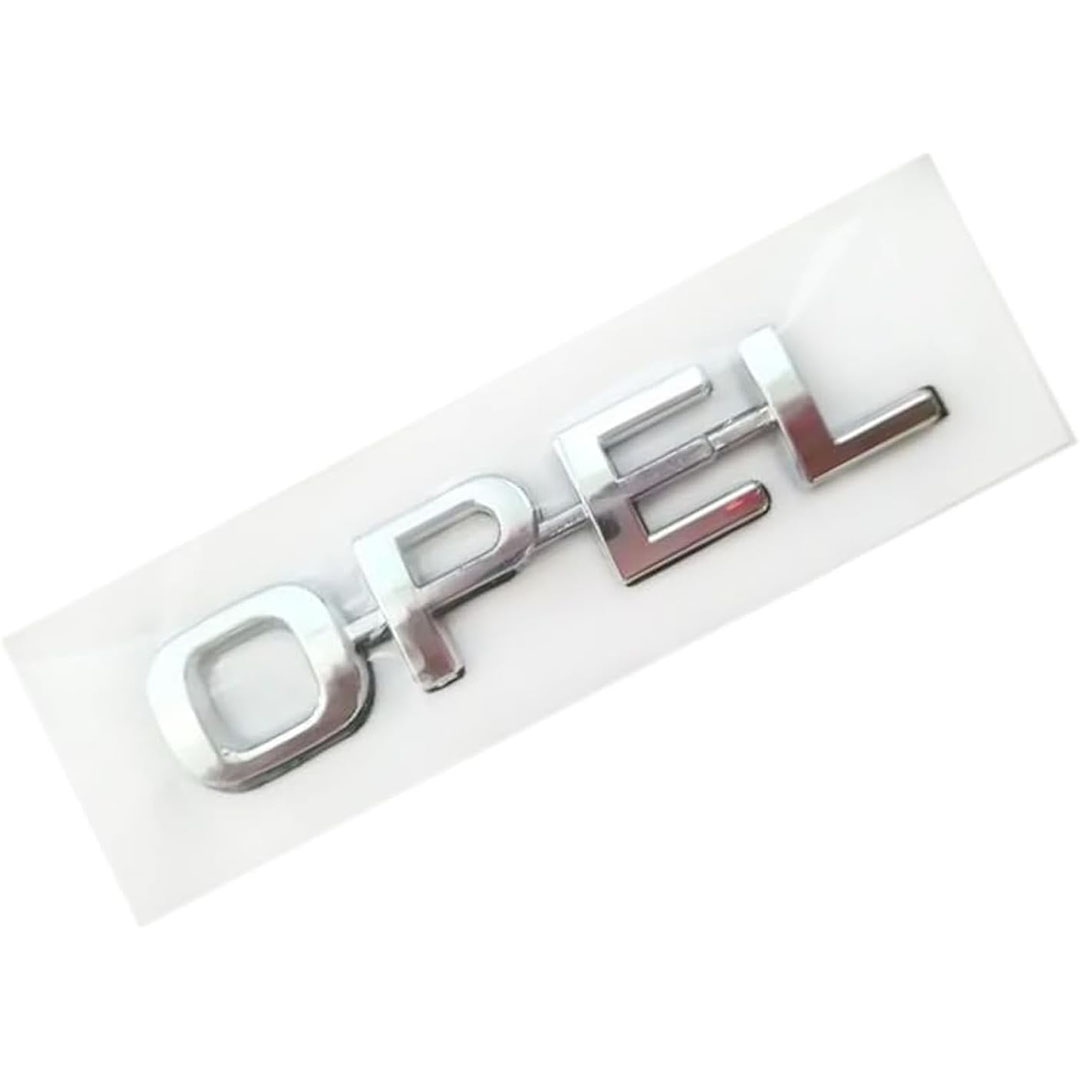 ملصق لوجو أوبل 3D – فضي