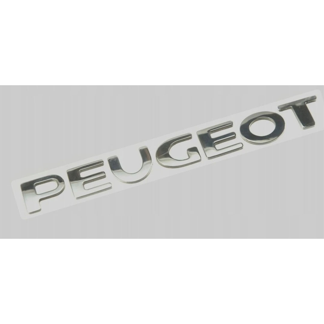 ملصق لوجو بيجو 3D – فضي