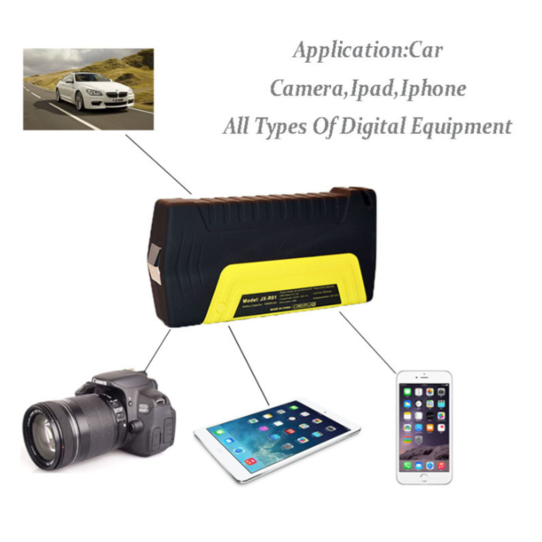 جهاز بدء تشغيل عالي الطاقة مع ضاغط هواء - 50800 مللي أمبير/ساعة