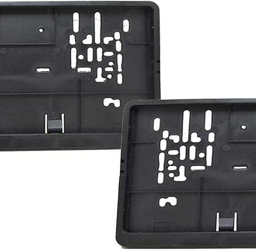 حامل رقم لوحة السيارة - أسود