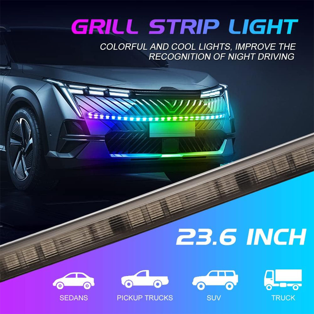 طقم شريط LED إشارات وفرامل مقاوم للماء - 60 سم