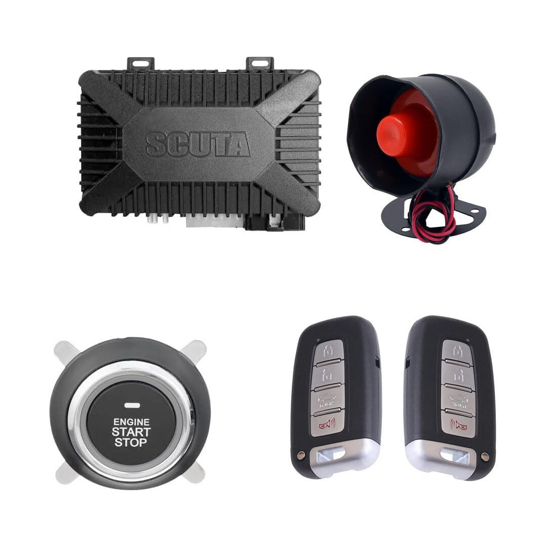 نظام انذار بدون مفتاح للسياره - متعدد الألوان