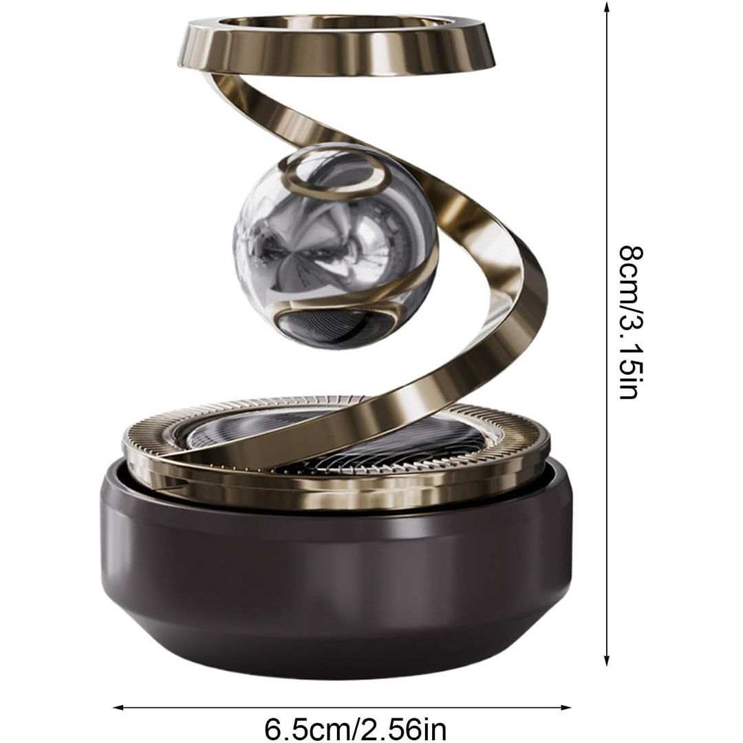 معطر هواء للسيارة يعمل بالطاقة الشمسية 360 درجة - متعدد الألوان