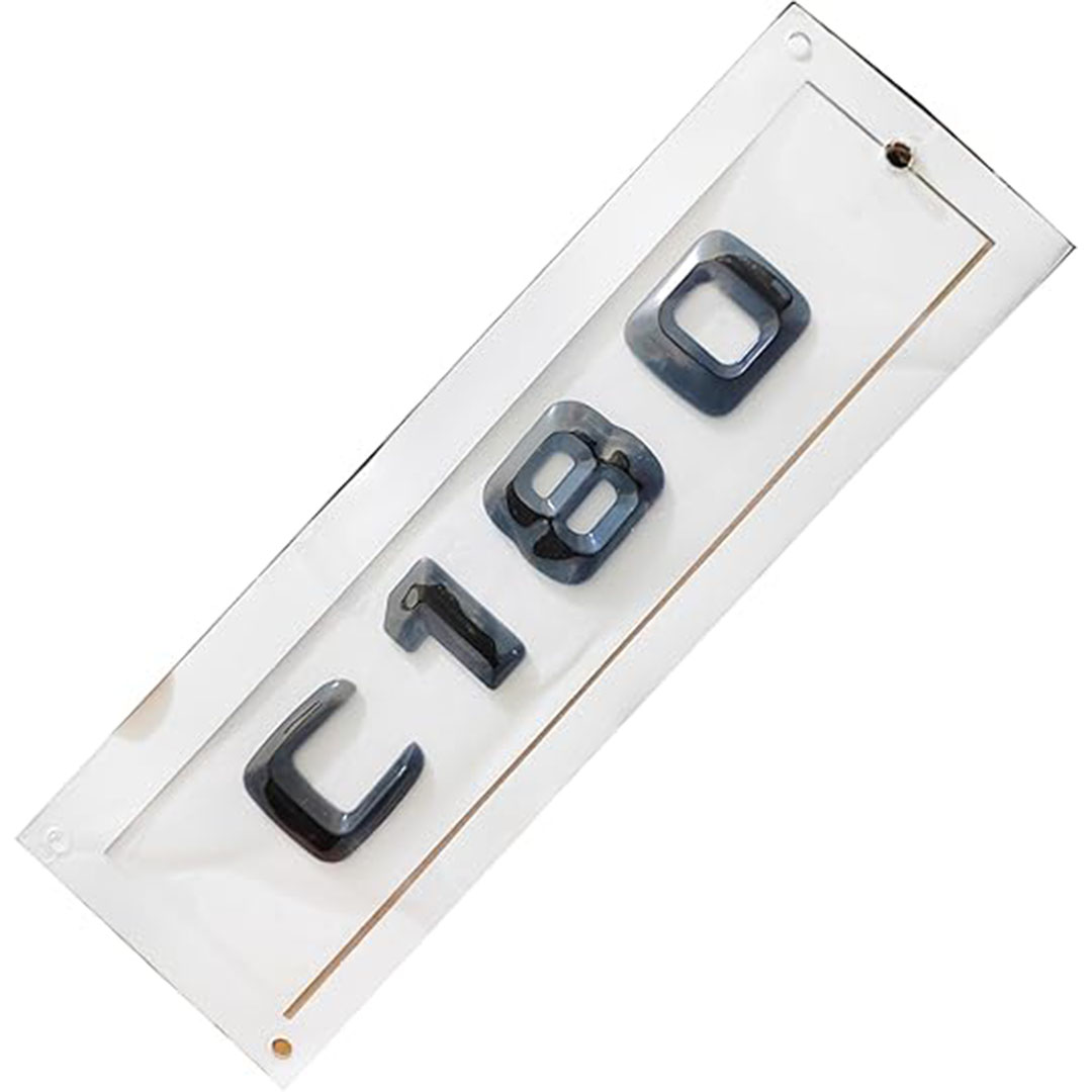 ملصق سيارة ثلاثي الأبعاد معدني - شعار Mercedes C180