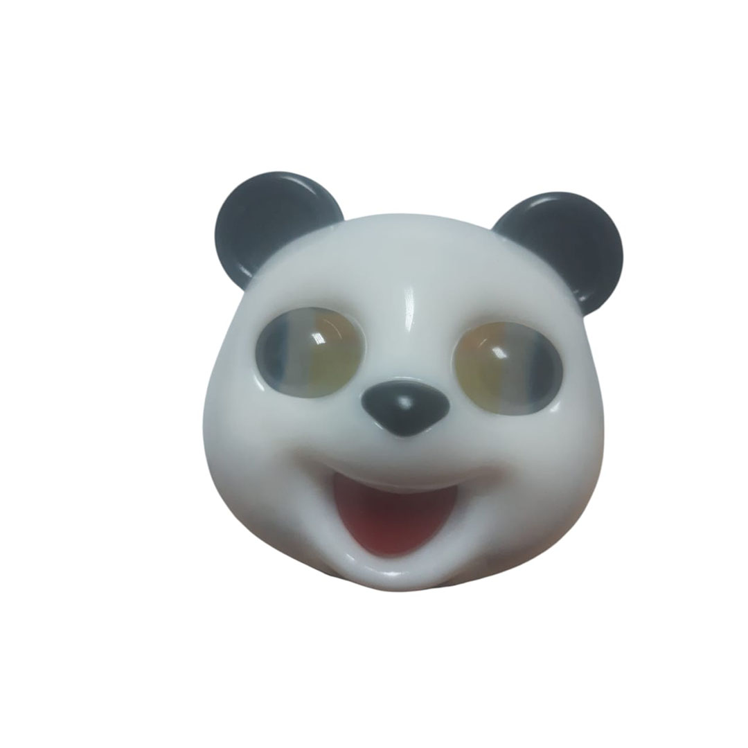 كشاف LED مزدوج بعدستين معدني على شكل باندا