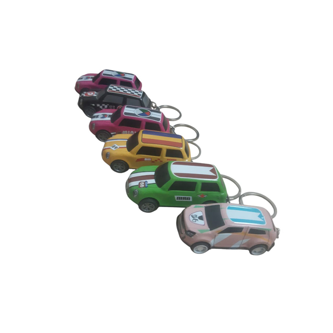 سلسلة مفاتيح سيارة 3D المصغّرة - ألوان متعددة